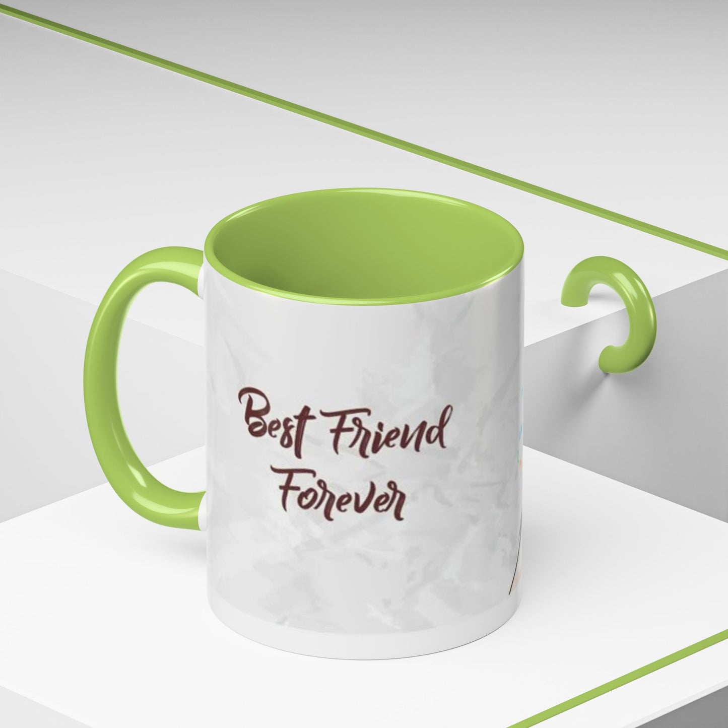 Pinky Promise Coffee Mug — Best Friend Bracelet Design (11/15oz)